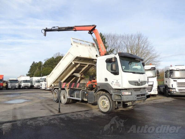 Renault - Kerax 430.26 DXI / kran / dvosmerni bočni kiper / LA2561