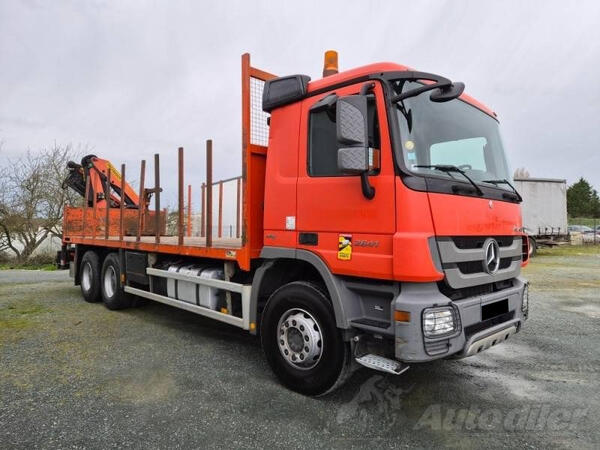Mercedes Benz - Actros 2641 log truck / kran / kamion za prevoz drva / LA2636