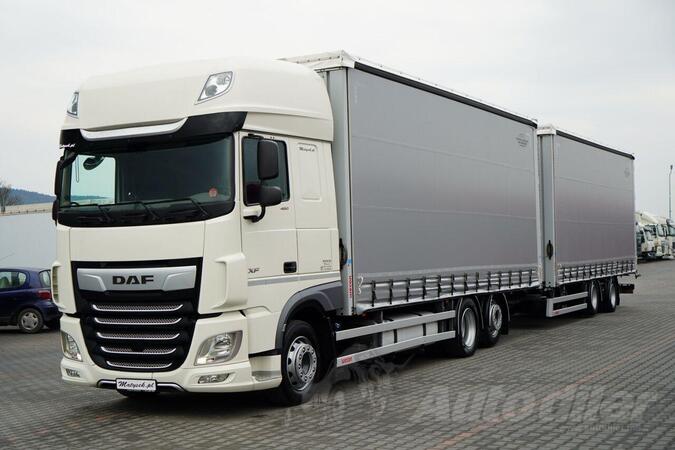 DAF - XF 480 Kamion sa kliznom ceradom + prikolica / IMP-4099