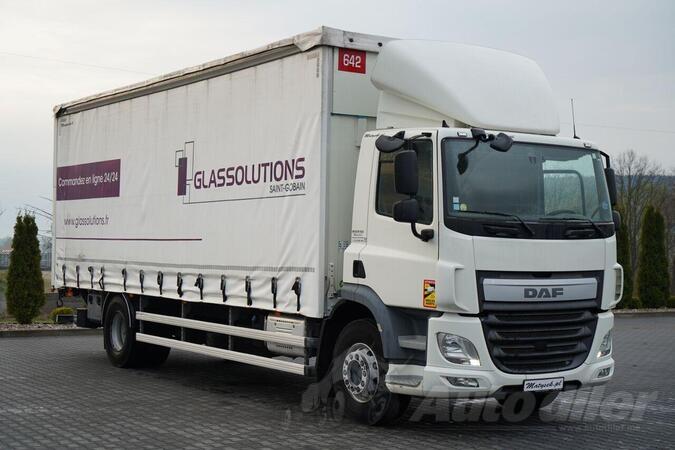 DAF - CF 290 Kamion sa kliznom ceradom + Rampa / IMP-4100