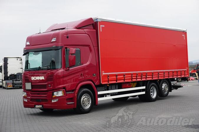 Scania -  P 280 / ACC / E 6 / rampa / 20 PALETA / 8,2 M / kamion sa klizna zavesa cerada / DOM-2174