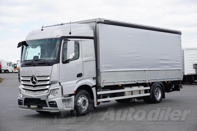 Mercedes Benz - ACTROS / 1840 / ACC / E 6 / rampa / 17 PALETA kamion sa klizna zavesa cerada / DO...