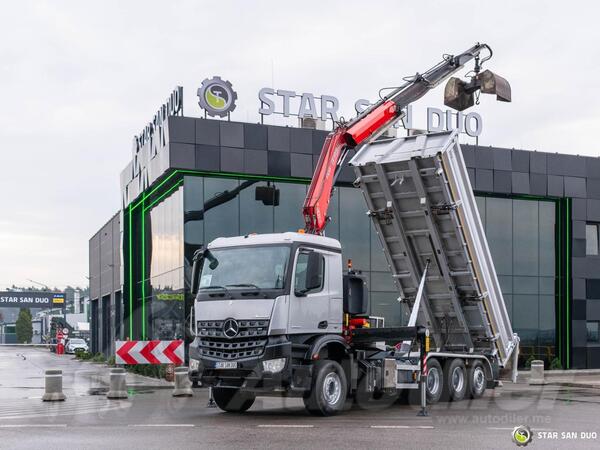 Mercedes Benz - AROCS 3643 8x4 Fassi F235A.2.23 kran kiper / STR-0642