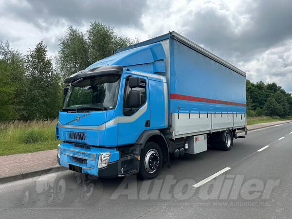 Volvo - FE 250 Kamion sa kliznom ceradom + rampa / LTK565
