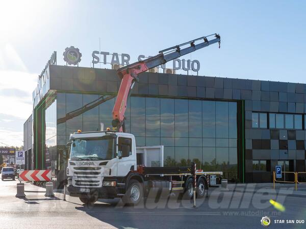 Scania - P400 / 6x2 / PALFINGER PK 34002 SH kran / kamion platforma / STR-0656