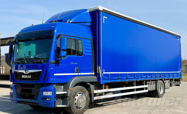 MAN - TGM 15.250 Kamion sa kliznom ceradom+ Rampa / LTK761