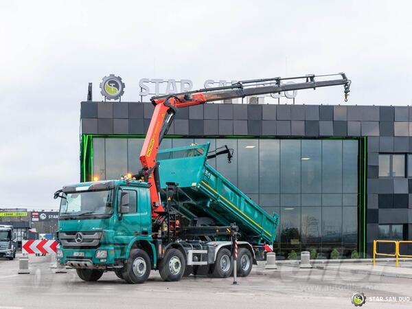 Mercedes Benz - ACTROS 4151 8x4 Palfinger PK 30002 K kran kiper / STR-0665