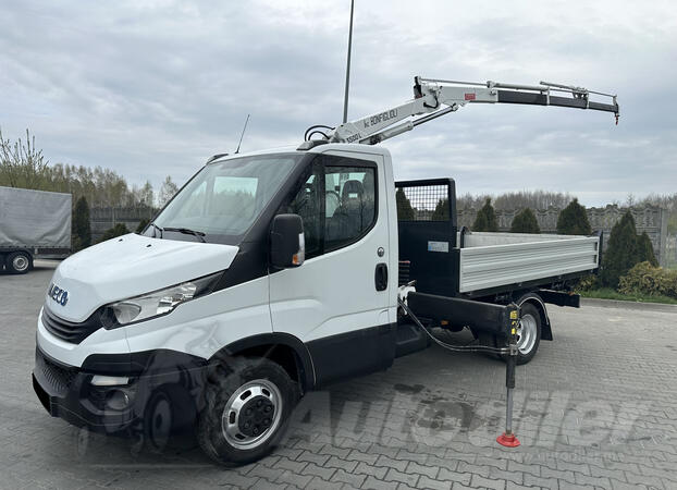Iveco - Daily 35C14  3 s kiper + Kran / LTK864