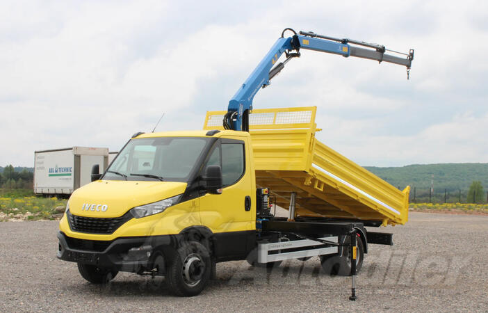 Iveco - Daily 72-160 3 s kiper + Kran / LTK865