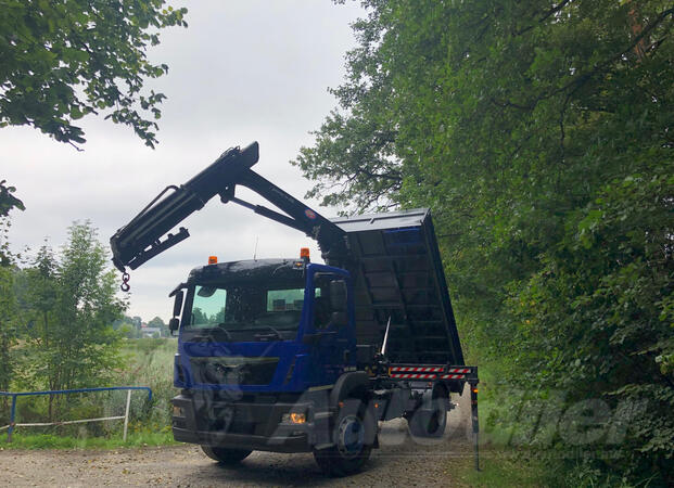MAN - TGM 18.250 Kiper + Kran / LTK867
