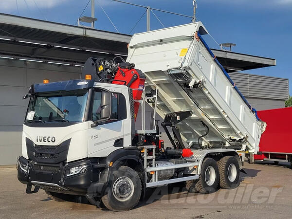 Iveco - X-Way 480 / 6X4 / Novi / HMF 2243Z-RCS Z-kran kiper / MO3099