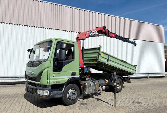 Iveco - ML100E19 / 4x2 / kran HMF 810-K2 / 2x AHK kiper / MO3166