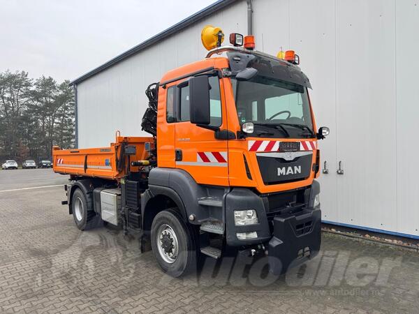 MAN - TGS 18.320 / 4x4 / BL Truck / kran / daljinsko upravljanje / zimska oprema / kiper / MO3167