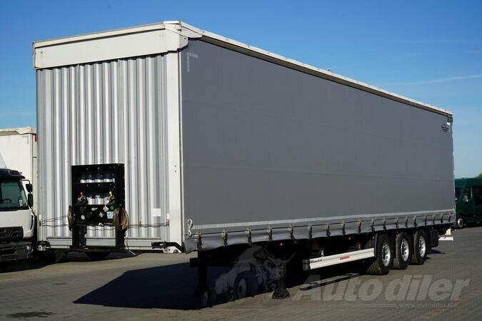 Kassbohrer - poluprikolica sanim ceradom / IMP-4215 kliz