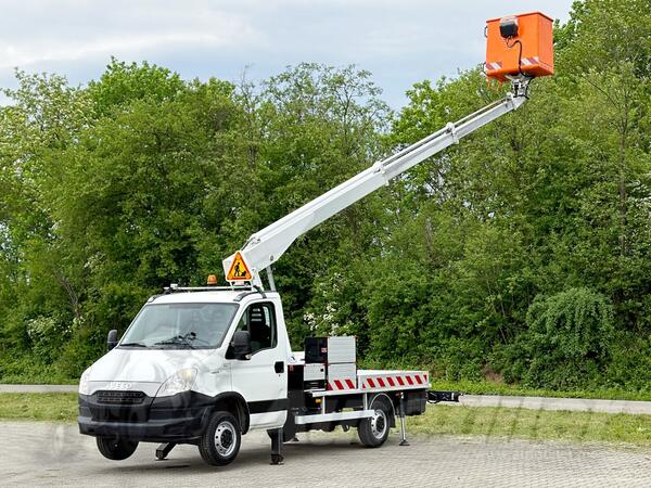 Iveco - DAILY 35S13 / MULTITEL 160 ALU/DS auto dizalica s korpom / LUS-1283