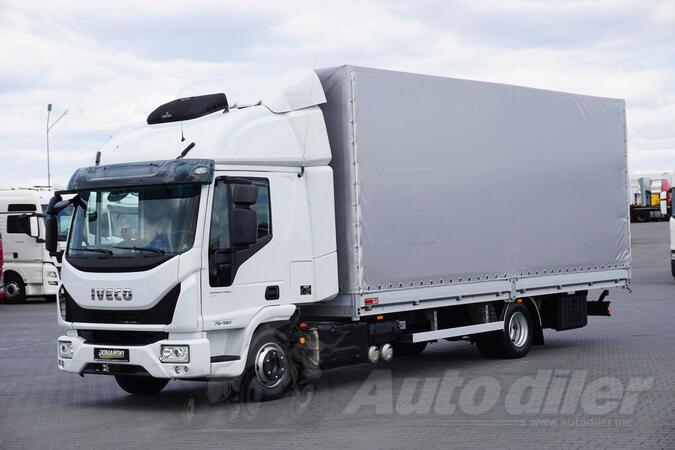 Iveco - EUROCARGO / 75 - 190 / ACC / E 6 / 16 PALETA kamion s ceradom / DOM-2198