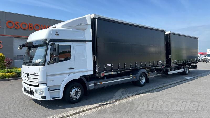 Mercedes Benz - Atego 1227 / BDF / kamion sa klizna zavesa cerada / GRI-0606
