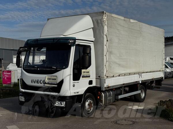 Iveco - 75.190 / rampa / kamion s ceradom / LEK-0728