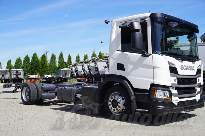 Scania - P280 4×2 / 140 tho. km / Chassis 735 cm kamion šasija / FHM-0030