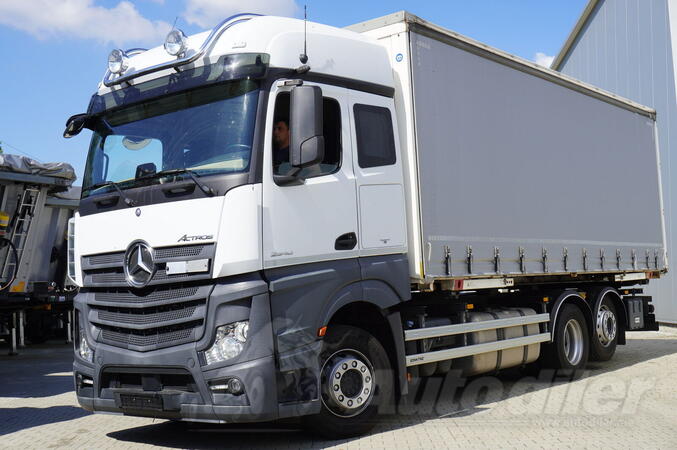 Mercedes Benz - Actros 2540 6×2 / 90.000 km! / 18 EPAL cerada sa kliznim zavesama / kamion sa cer...