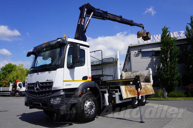 Mercedes Benz - Arocs 2636 6×4 / 100 tho. km! / HIAB X-Hiduo 188 / rotator / 3-s kiper / FHM-0058