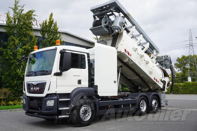 MAN - TGS 26.360 E6 / RIVARD sewage cleaner 18 m3 / steering axle / 3 autofekalac / FHM-0085