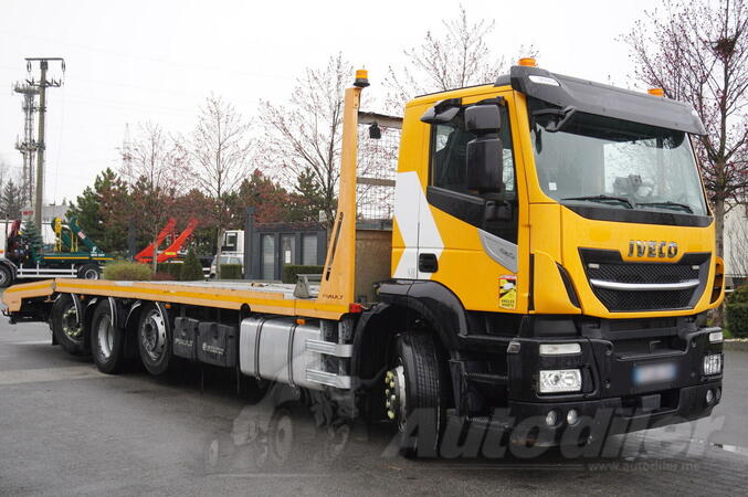 Iveco - Stralis 420 8x2 / Fiault nadogradnja za šlep / autotransporter sa 2 upravljive osovine / ...