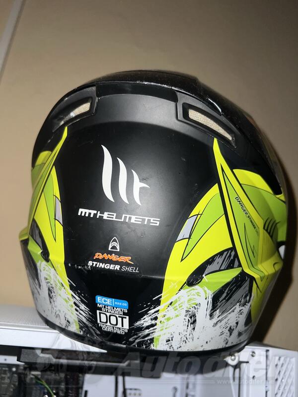MT - MT STINGER DANGER A1 MATT FLUO ORANGE