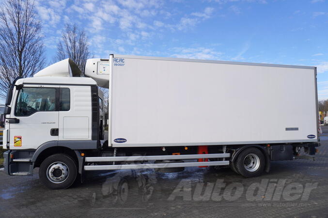 MAN - TGM 15.250 / Aubineau 15 EPAL višetemperaturna hladnjača / rampa / kamion hladnjača / FHM-0144