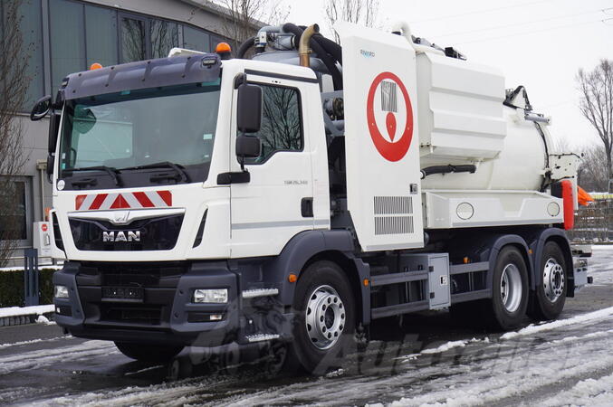 MAN - TGM 26.340 E6 / RIVARD 11.8 m³ kanalizacioni čistač / 120.000 km / auto-fekalac / FHM-0146