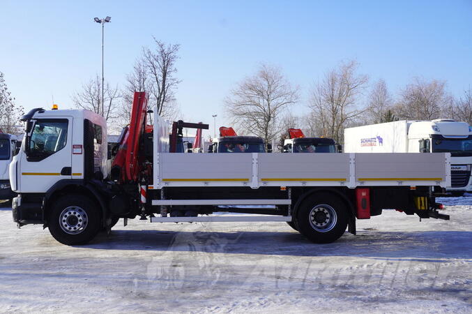 Renault - C280 DTI 8 / HDS Fassi F135A.22 / daljinsko upravljanje / rotator / kamion sa ravnom pl...