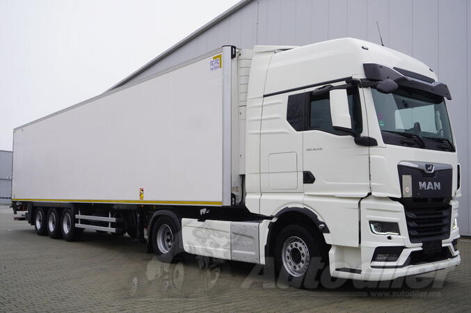 MAN - TGX 18.510 4x2 tegljač + Lamberet hladnjača poluprikolica / rampa / FHM-0171