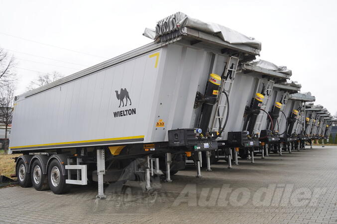 Schwarzmuller - NW-3 kiperska poluprikolica / 38 m³ / težina 6,2 t / električno sklopivi krov / F...