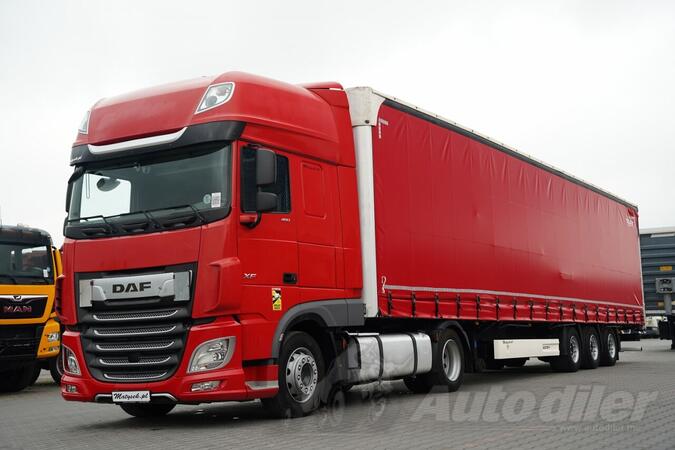 DAF - XF 480 tegljač + poluprikolica sa kliznim ceradom/IMP-4244