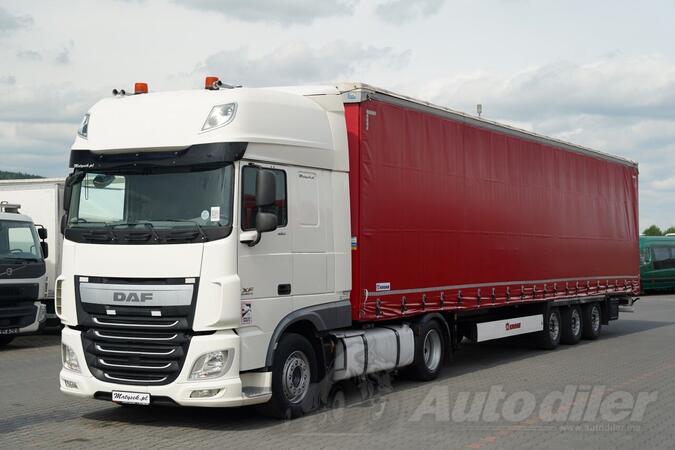 DAF - XF 460 tegljač + poluprikolica sa kliznim ceradom/IMP-4246