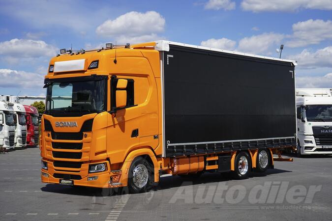 Scania - S 500 / ACC / E 6 / 19 PALETA / RETARDER / kamion sa klizna zavesa cerada / DOM-2314
