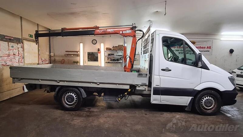 Mercedes Benz - Sprinter 314 CDI Standard / 3-seater / kran kamion s ravnom platformom < 3.5t / A...