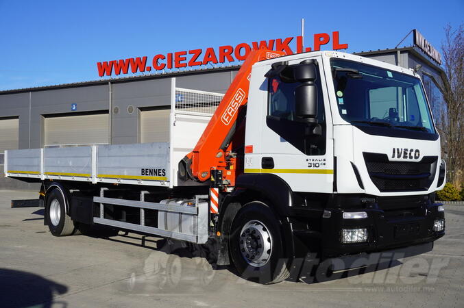 Iveco - STRALIS 19.310 E6 / Ravna platforma 19 EPAL / FASSI F135 / 225 radnih sati / Kamion platf...