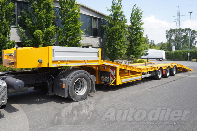 Ostalo - AMC Castera S/R / 38 t / Poluprikolica sa niskom platformom / Upravljačka osovina / FHM-...