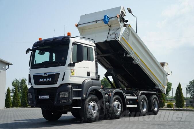 MAN - TGS 35.500 kiper / 8x4 / Istovar na dve strane / Hidraulična stranica / Hidraulična rampa /...
