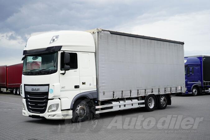 DAF - XF 460 / ACC / Euro 6 / SSC / Firanka / 19 Paleta / Nosivost 13 990 kg / Kamion sa Ceradom ...