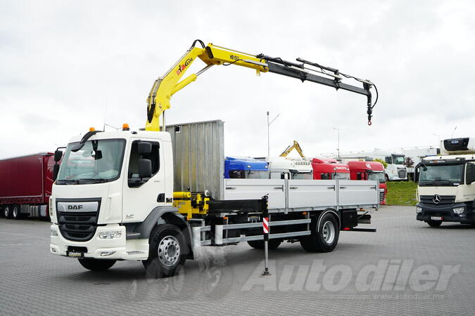 DAF - LF 250 / Sanduk + HDS / HYVA HB-150 / Daljinski Upravljan / Rotator / Kamion sa Platformom ...