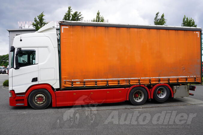 Scania - R 540 6x2 / Firanka / 19 EPAL / Nosivost 16 t / DMC 68 t / Kamion sa Ceradom / FHM-0352