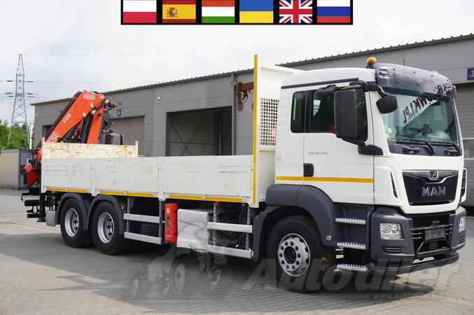 MAN - TGS 26.420 6x4 / Fassi F215A.2.24 / Daljinsko Upravljanje / Rotator / Auto Dizalica / FHM-0361