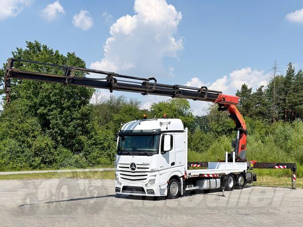 Mercedes Benz - ACTROS 2545 / PK 53002 SH E / FUNK / TOP / Otvorena platforma / Kamion sa dizalic...