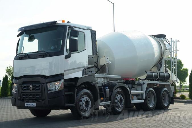 Ostalo - Renault C 430 XLOAD / 8x4 / Betonska mešalica / Putzmeister / Bure 9 m³ / Kamion sa meša...