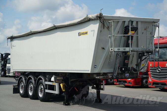 Ostalo - Zasław / Aluminijumska / 43 m³ / Podizna osovina / SAF osovine / Poluprikolica kiper za ...