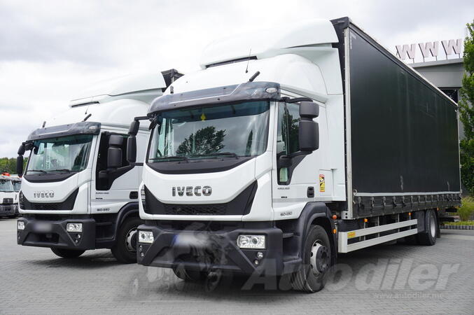 Iveco - EuroCargo 160-280 / 140 hilj. km! / CERADA SA POMIČNIM STRANICAMA / 23 EPAL / 2024 / Kami...
