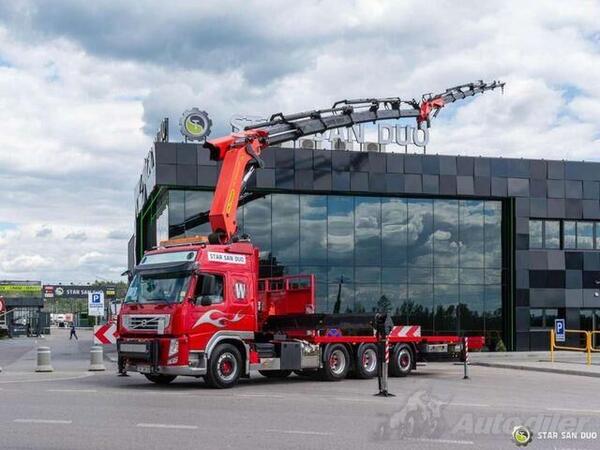 Volvo - FM460 8x4 / PALFINGER PK 65002 SH / FLY JIB / Kamion sa ravnom platformom / STR-0687