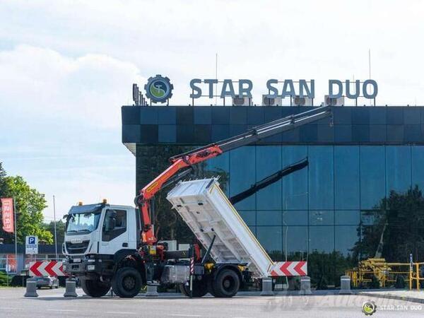 Iveco - TRAKKER 450 4x4 / Palfinger 18002 EH / KRAN / KIPER / Kiper kamion / STR-0689